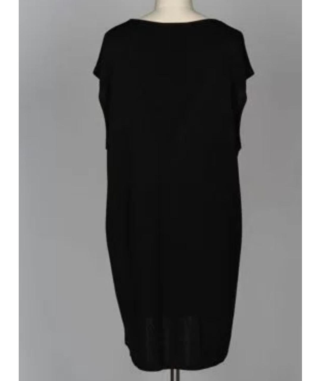 ANN DEMEULEMEESTER Черная вискозная майка, фото 4