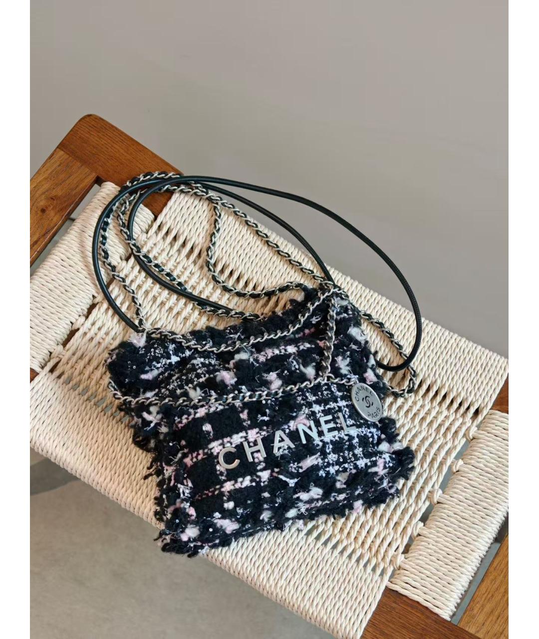 CHANEL Черная сумка через плечо, фото 3