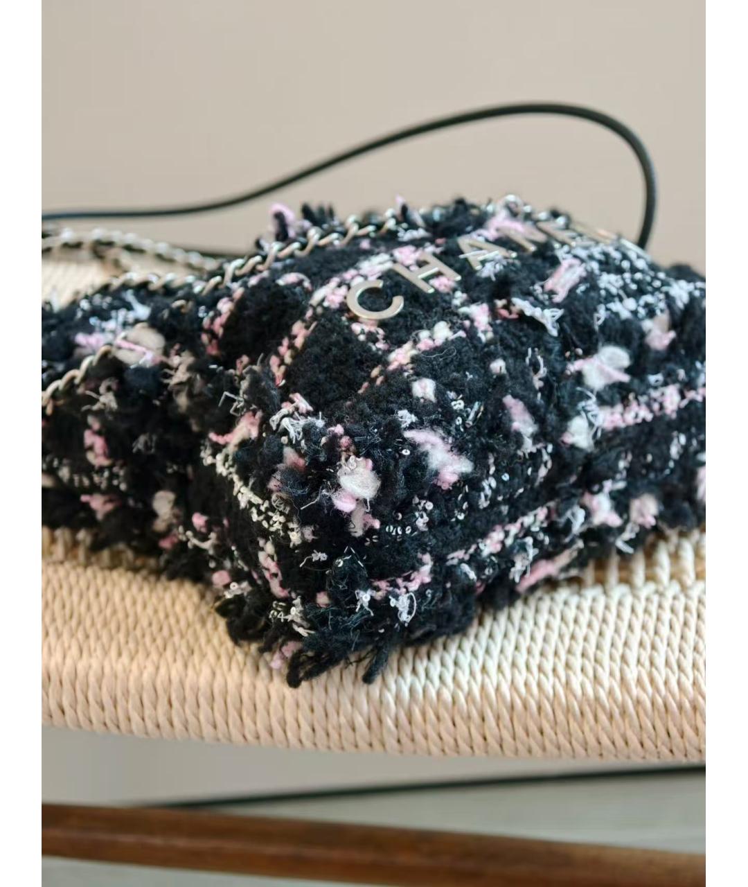 CHANEL Черная сумка через плечо, фото 4
