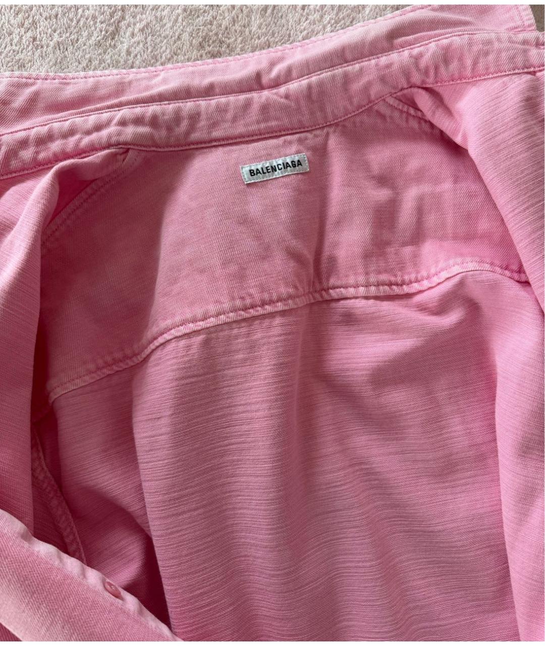BALENCIAGA Розовая деним куртка, фото 6