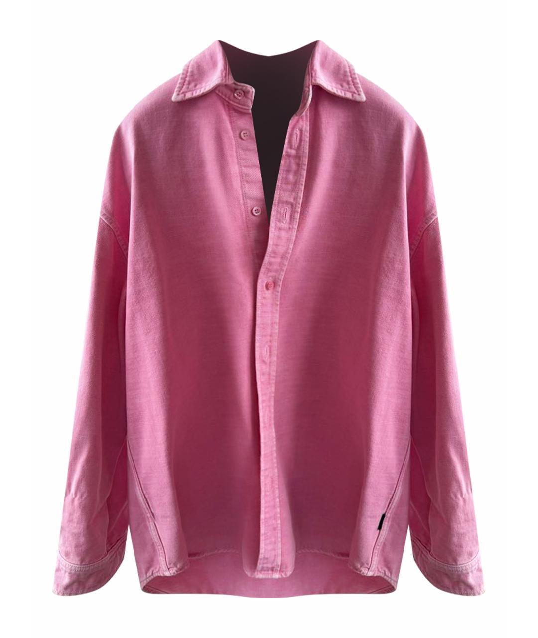 BALENCIAGA Розовая деним куртка, фото 1