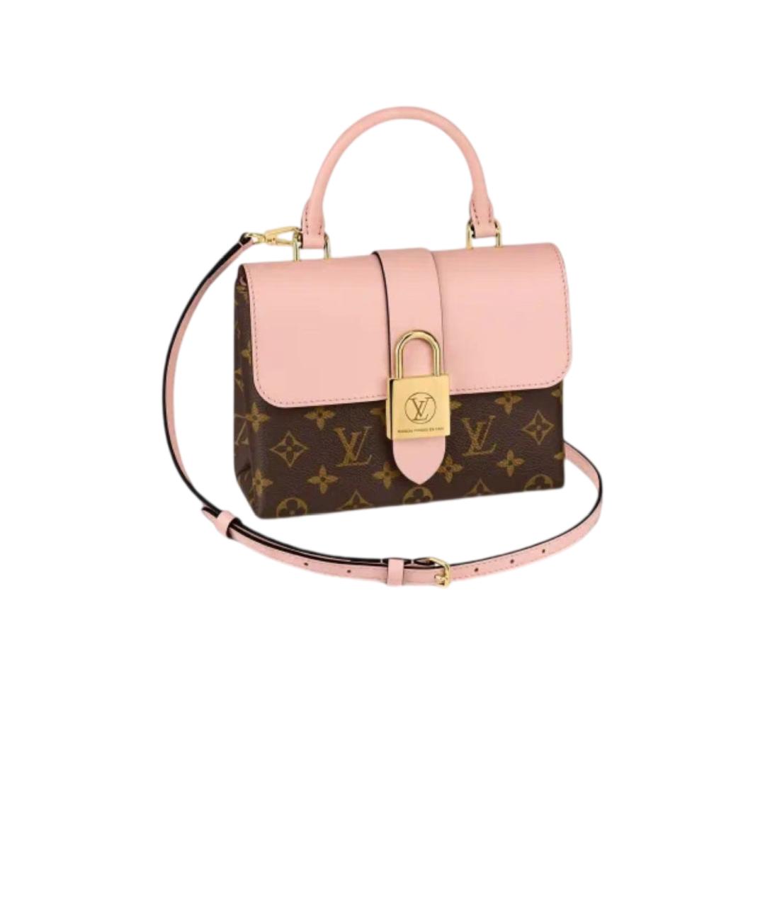 LOUIS VUITTON Розовая сумка с короткими ручками из канвы, фото 7