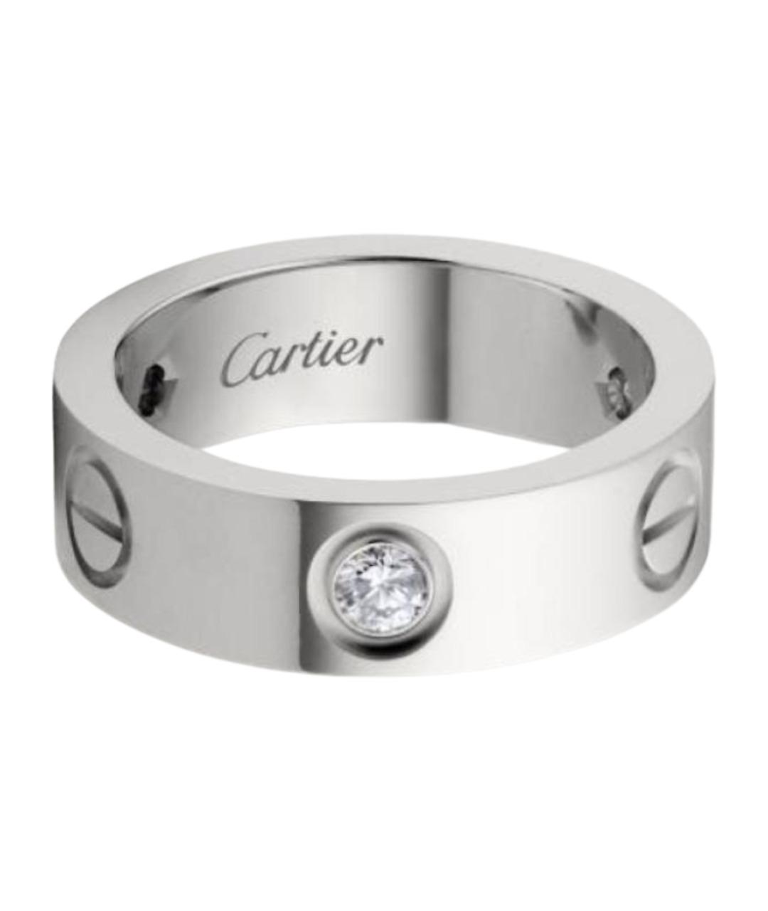 CARTIER Серебряное кольцо из белого золота, фото 1