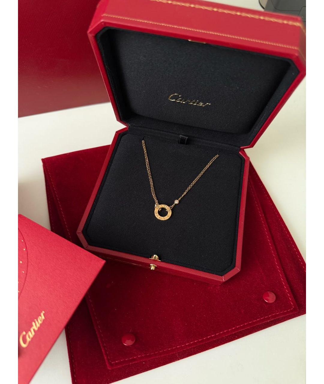 CARTIER Золотое колье из розового золота, фото 5