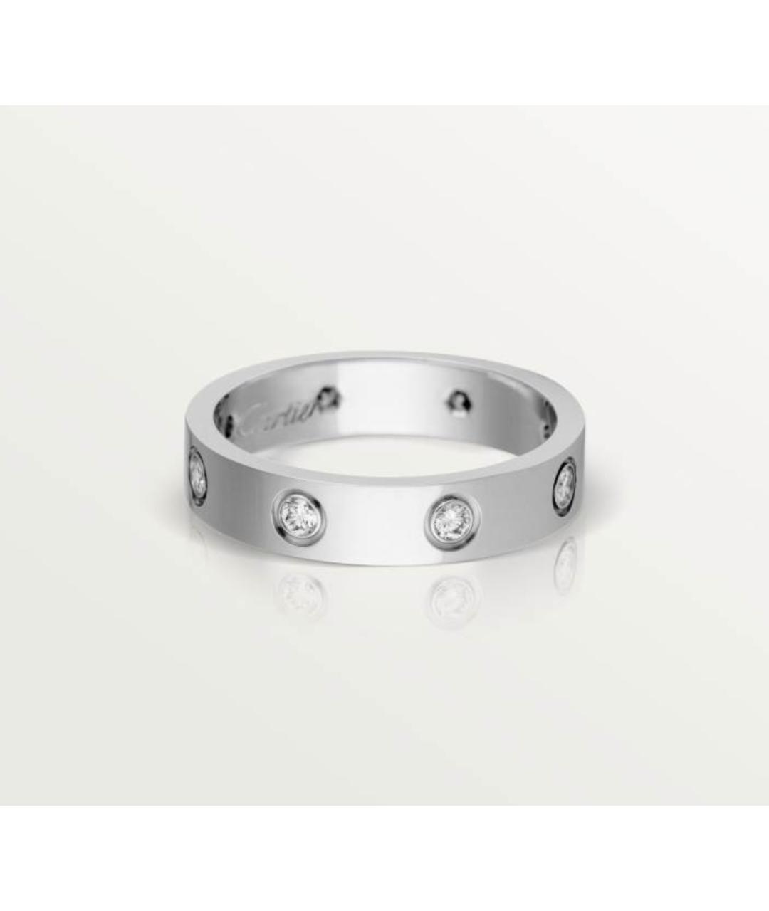 CARTIER Серебряное кольцо из белого золота, фото 4