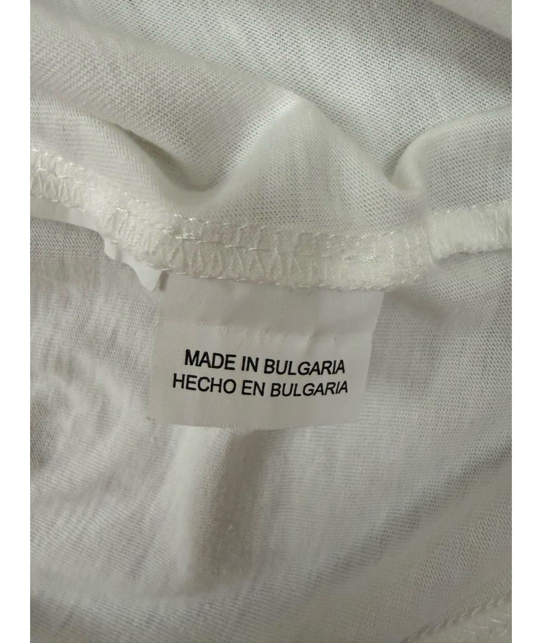 SPORT MAX CODE Белая хлопко-эластановая футболка, фото 4