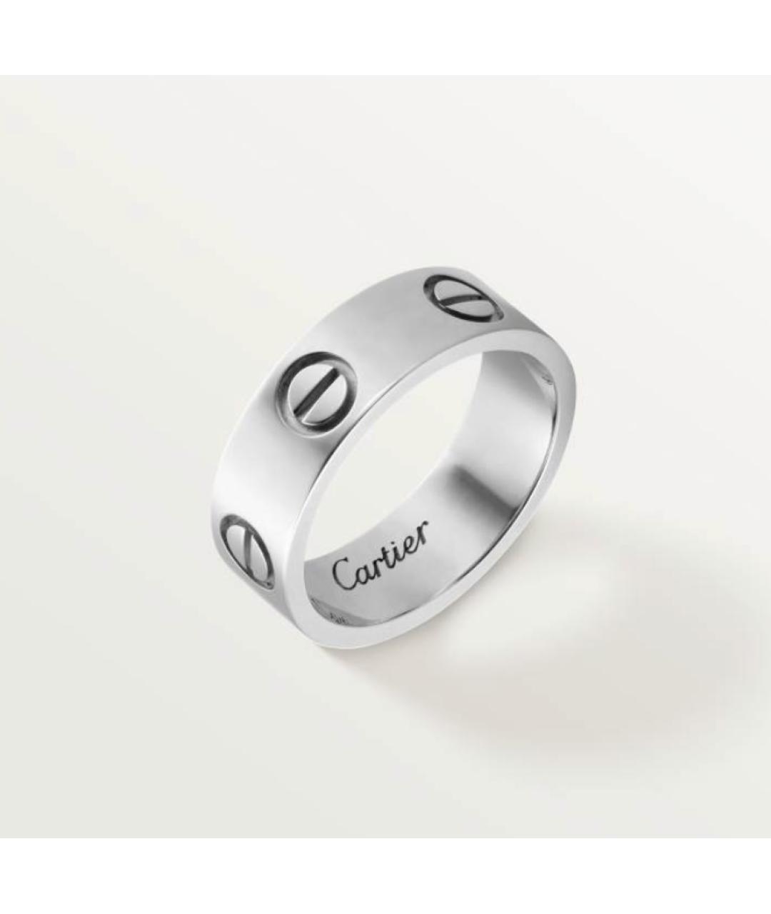 CARTIER Серебряное кольцо из белого золота, фото 3