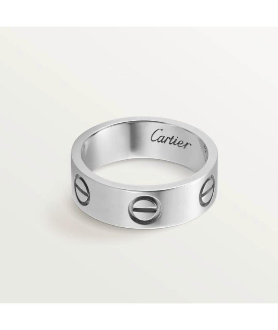 CARTIER Серебряное кольцо из белого золота, фото 4