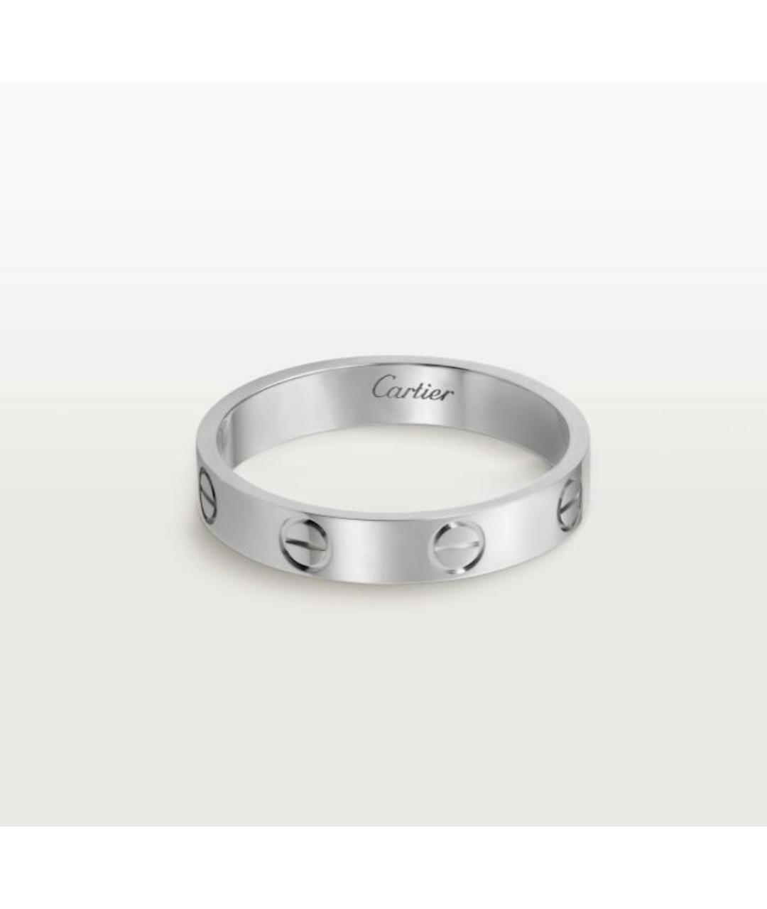 CARTIER Серебряное кольцо из белого золота, фото 4