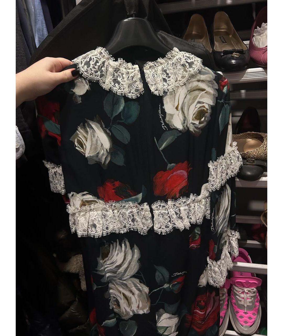 DOLCE&GABBANA Мульти вискозное вечернее платье, фото 2