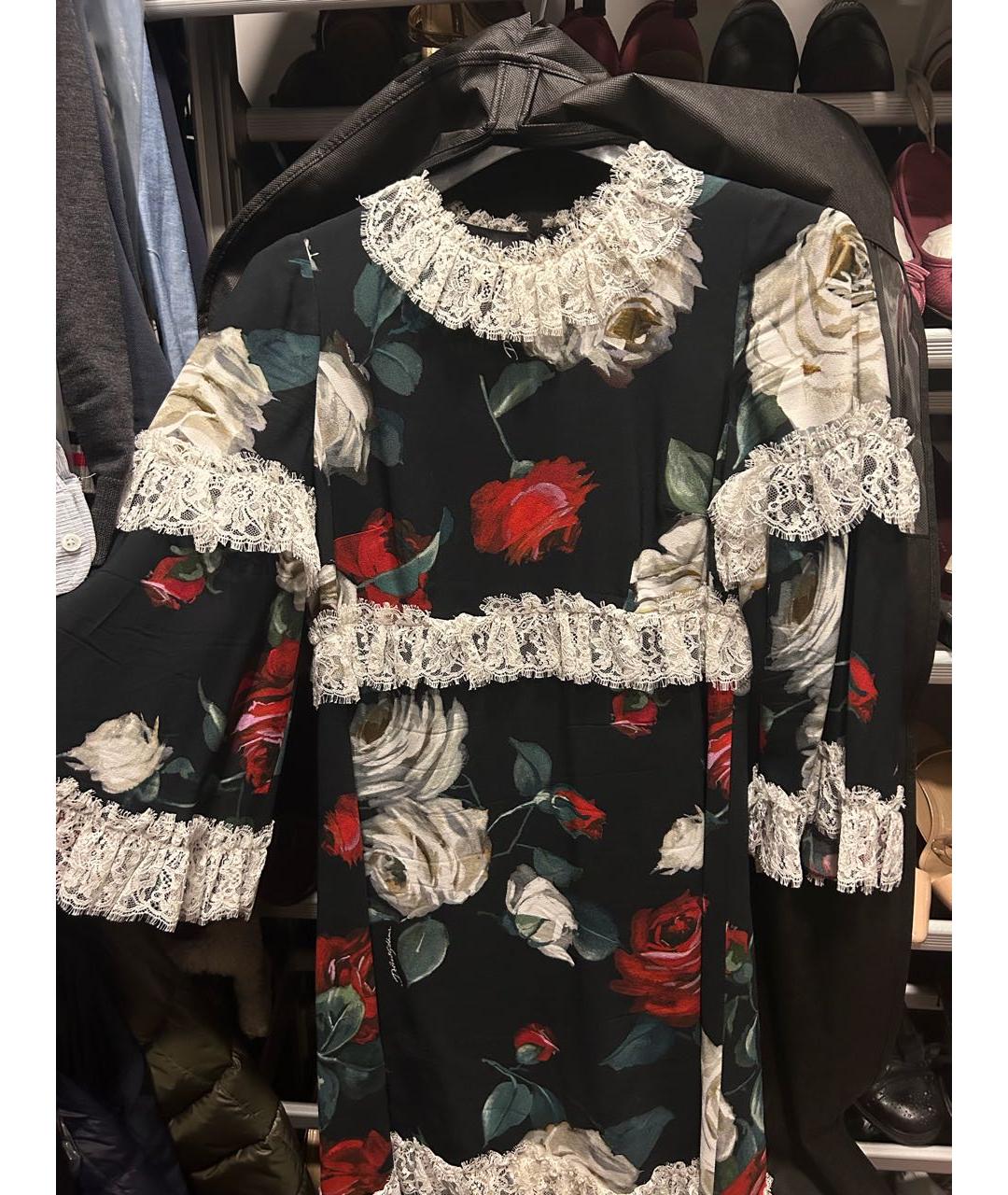 DOLCE&GABBANA Мульти вискозное вечернее платье, фото 6