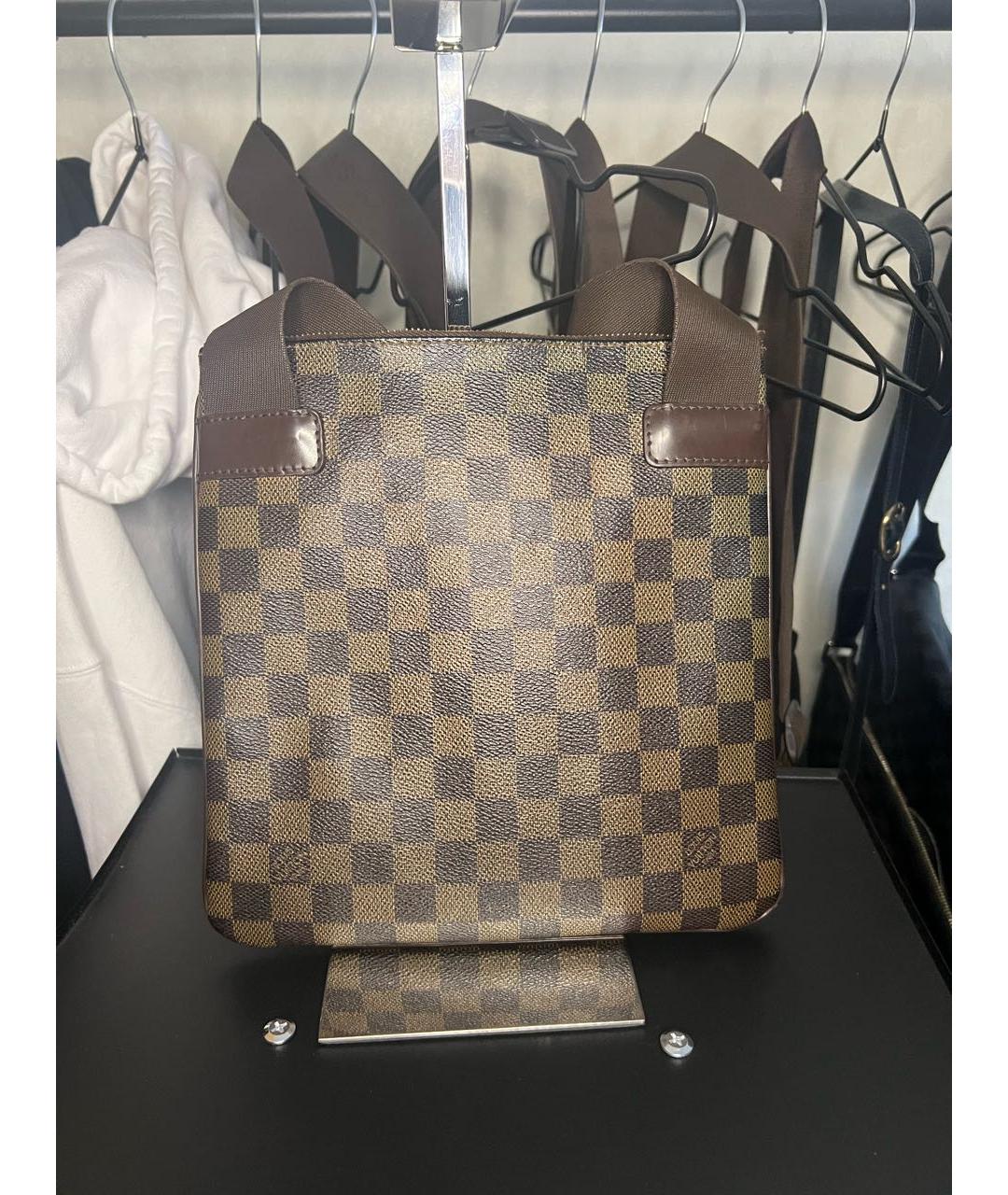 LOUIS VUITTON Коричневая барсетка, фото 2