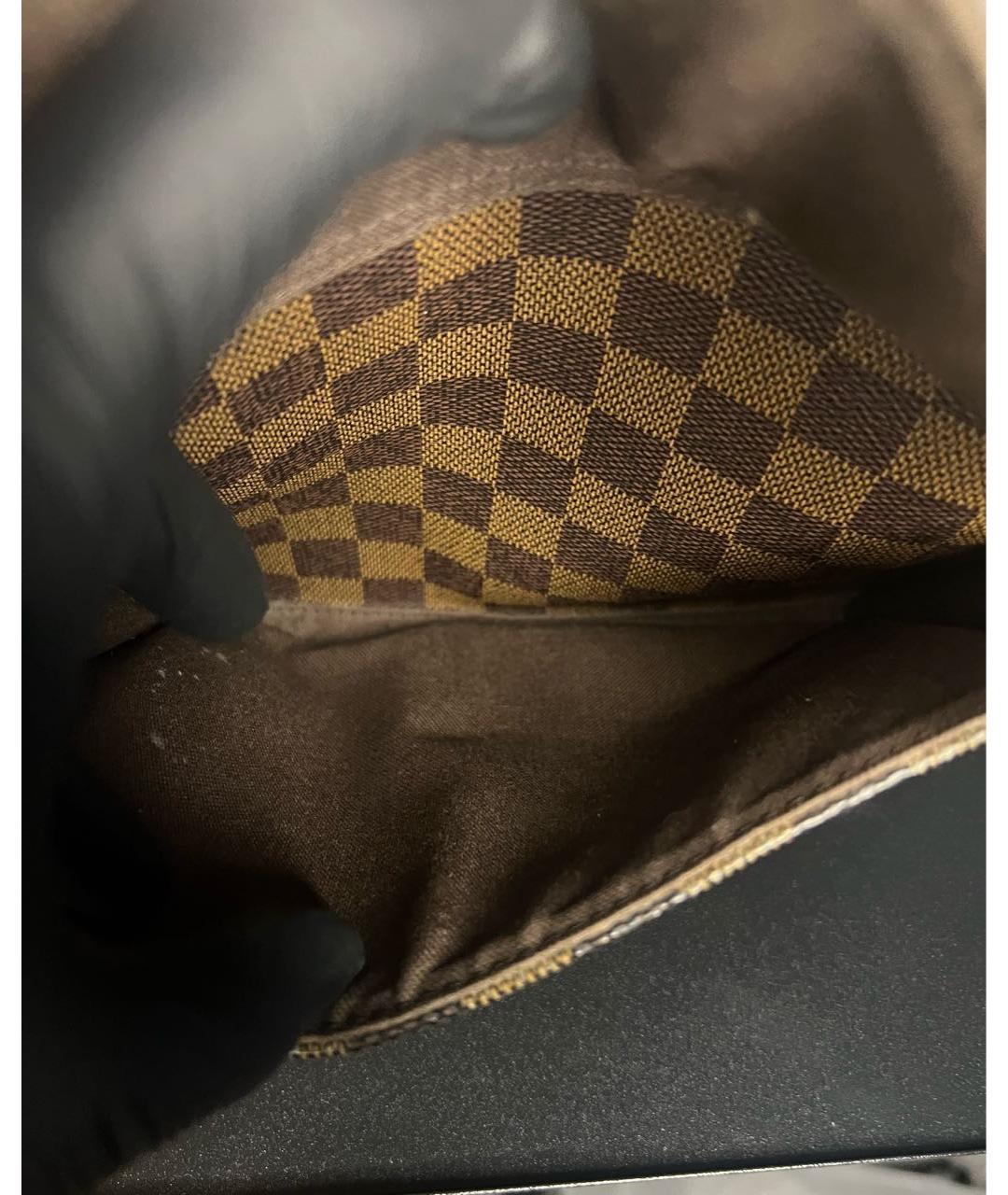 LOUIS VUITTON Коричневая барсетка, фото 4