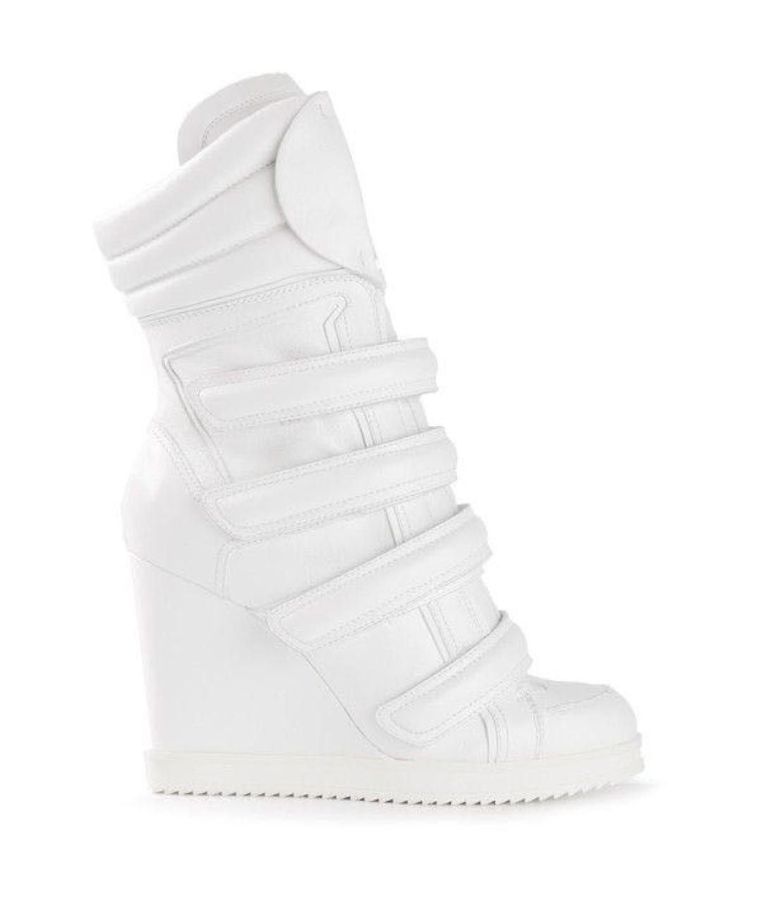 DSQUARED2 Белые кожаные кеды, фото 5