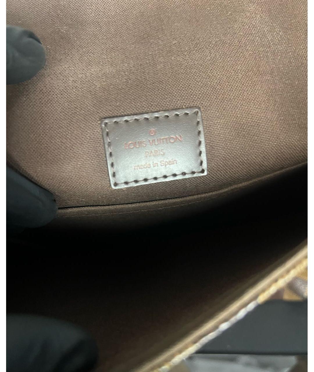 LOUIS VUITTON Коричневая барсетка, фото 4