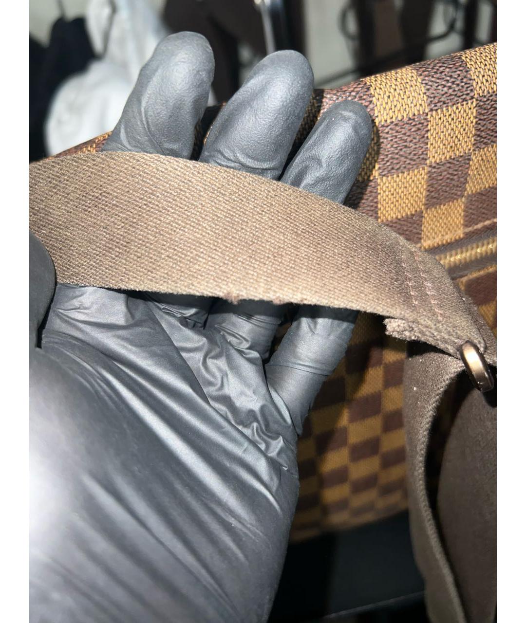 LOUIS VUITTON Коричневая барсетка, фото 6