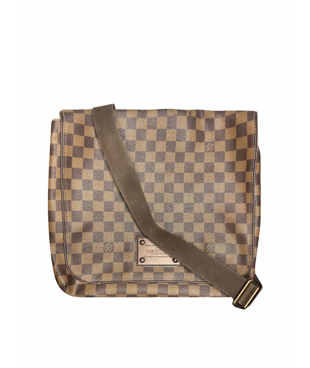 LOUIS VUITTON Коричневая барсетка, фото 1