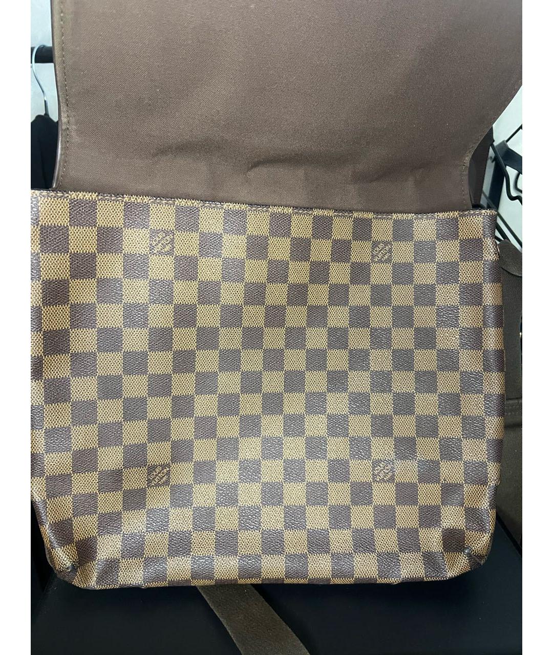 LOUIS VUITTON Коричневая барсетка, фото 3