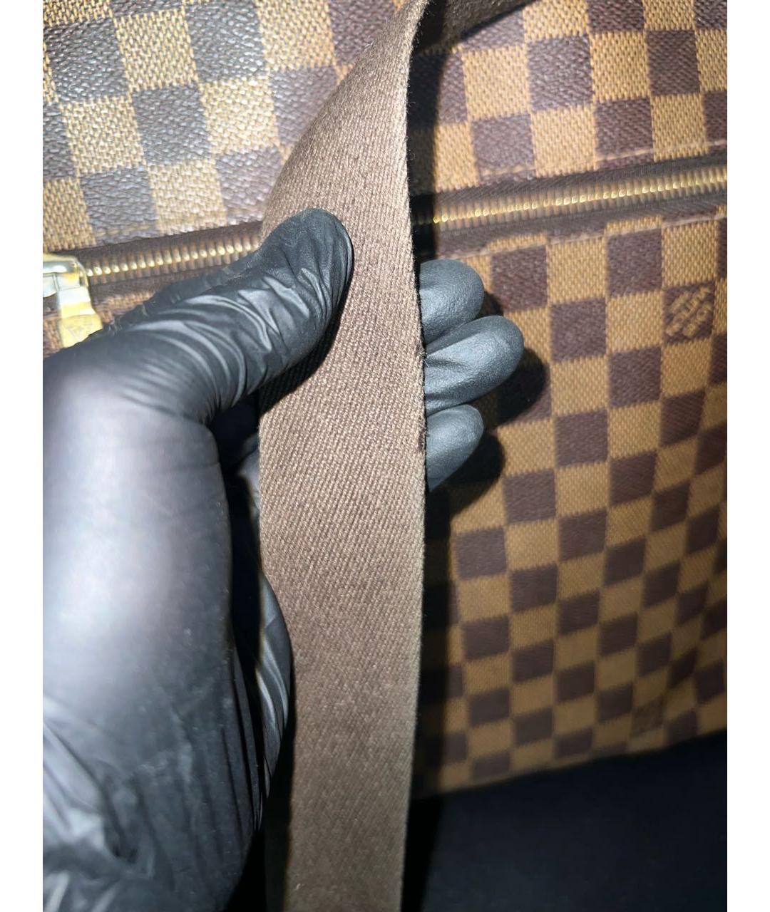 LOUIS VUITTON Коричневая барсетка, фото 7