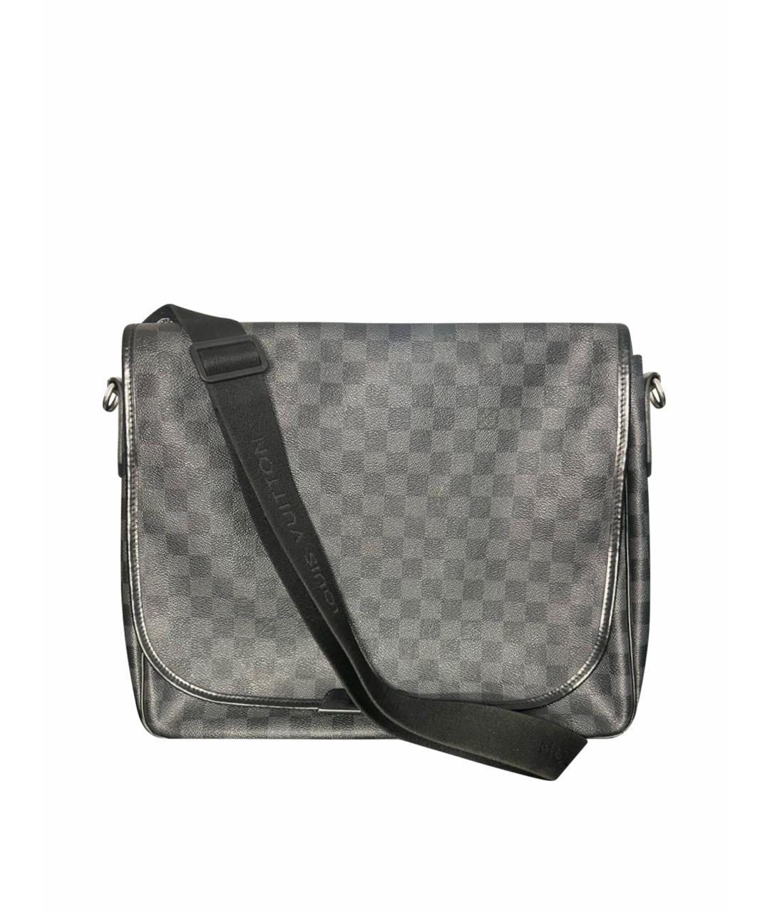 LOUIS VUITTON Антрацитовая сумка на плечо, фото 1