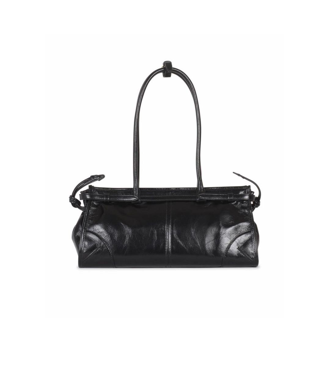 PRADA Черная кожаная сумка тоут, фото 2