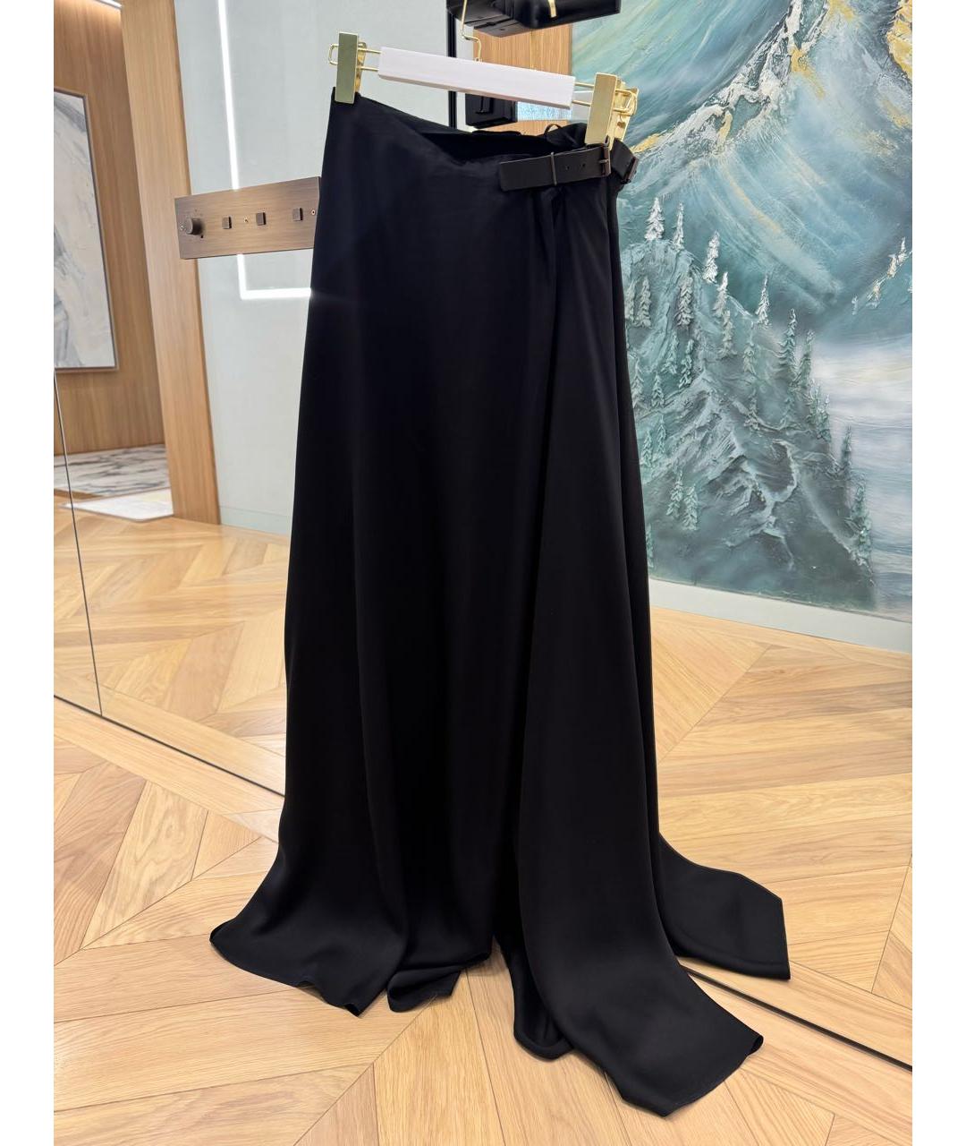 LANVIN Черная юбка макси, фото 6