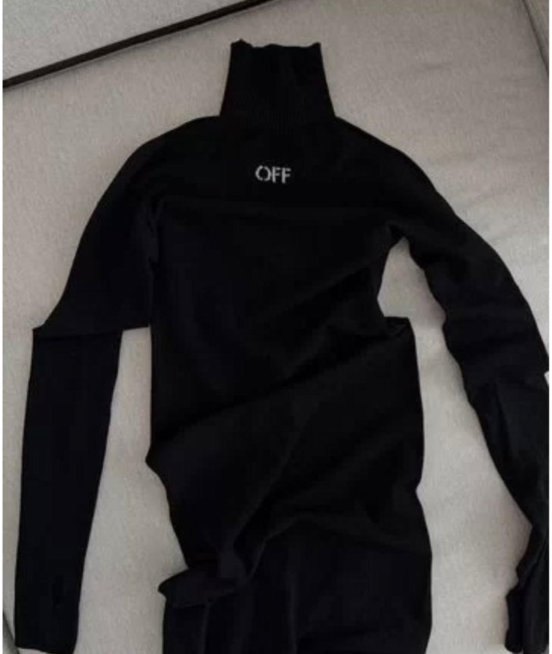 OFF-WHITE Черная водолазка, фото 4