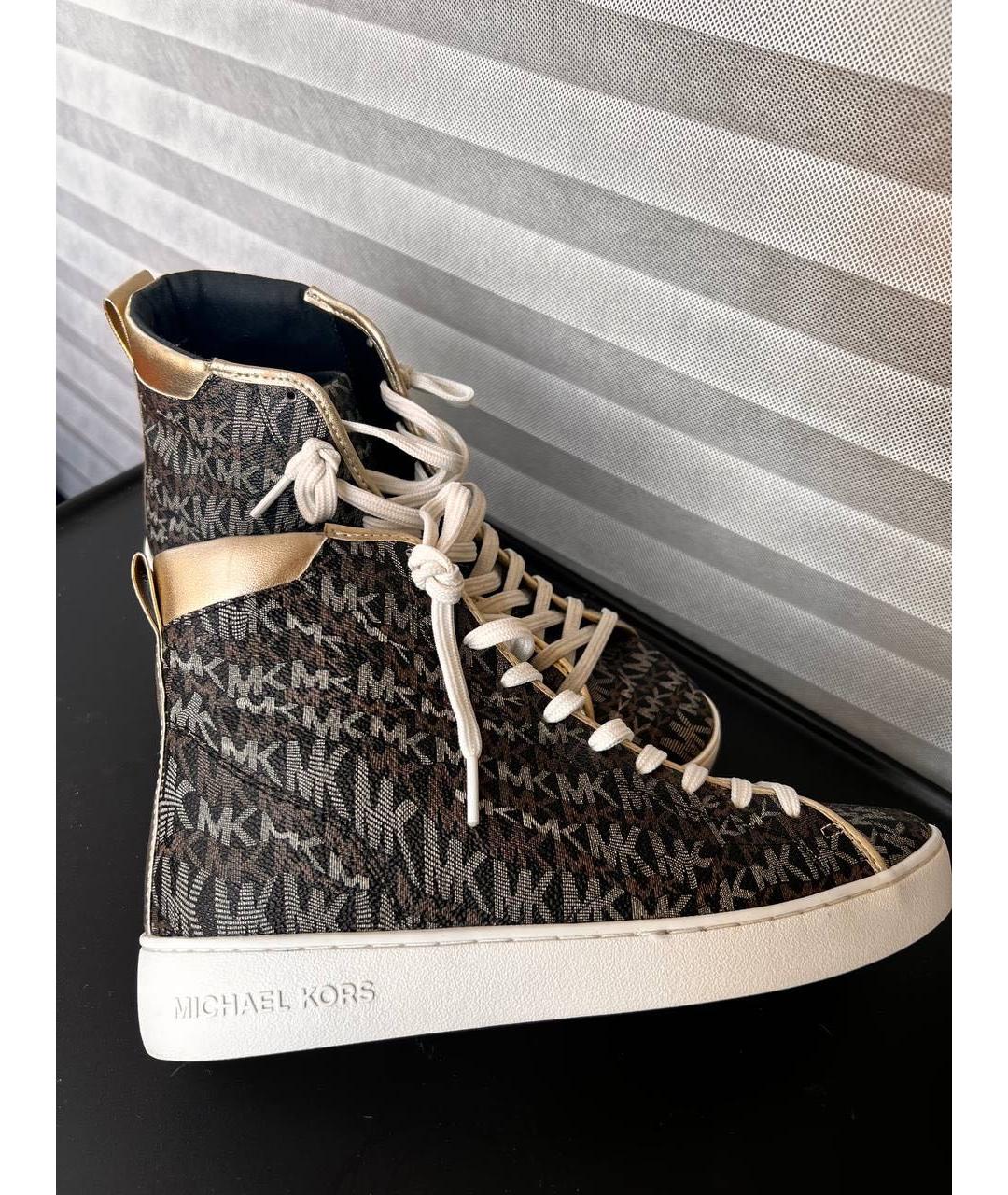 MICHAEL KORS Коричневые кроссовки, фото 3