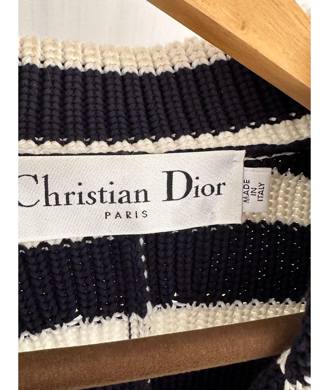 CHRISTIAN DIOR Мульти хлопковый кардиган, фото 3