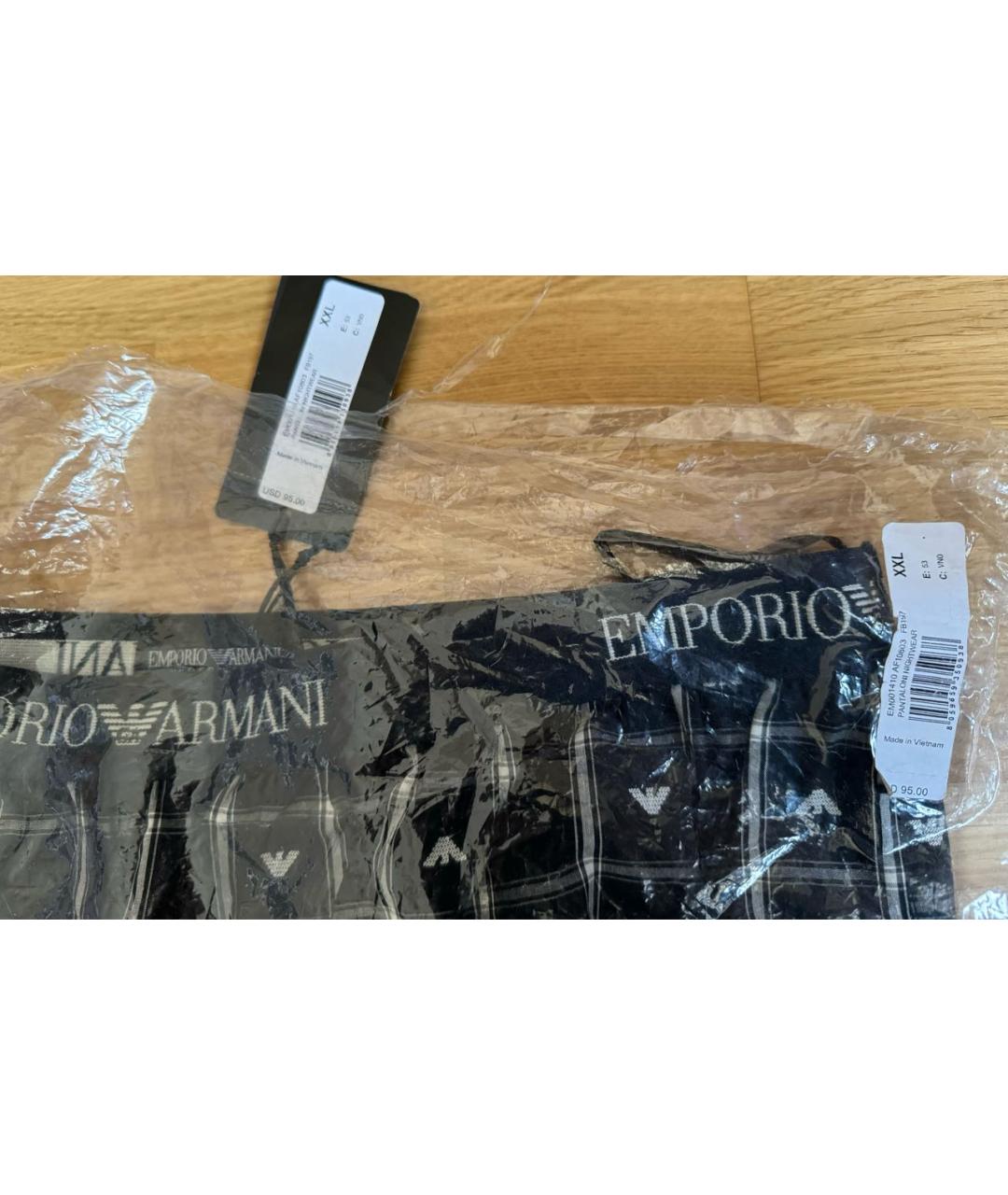 EMPORIO ARMANI Черная пижама, фото 6
