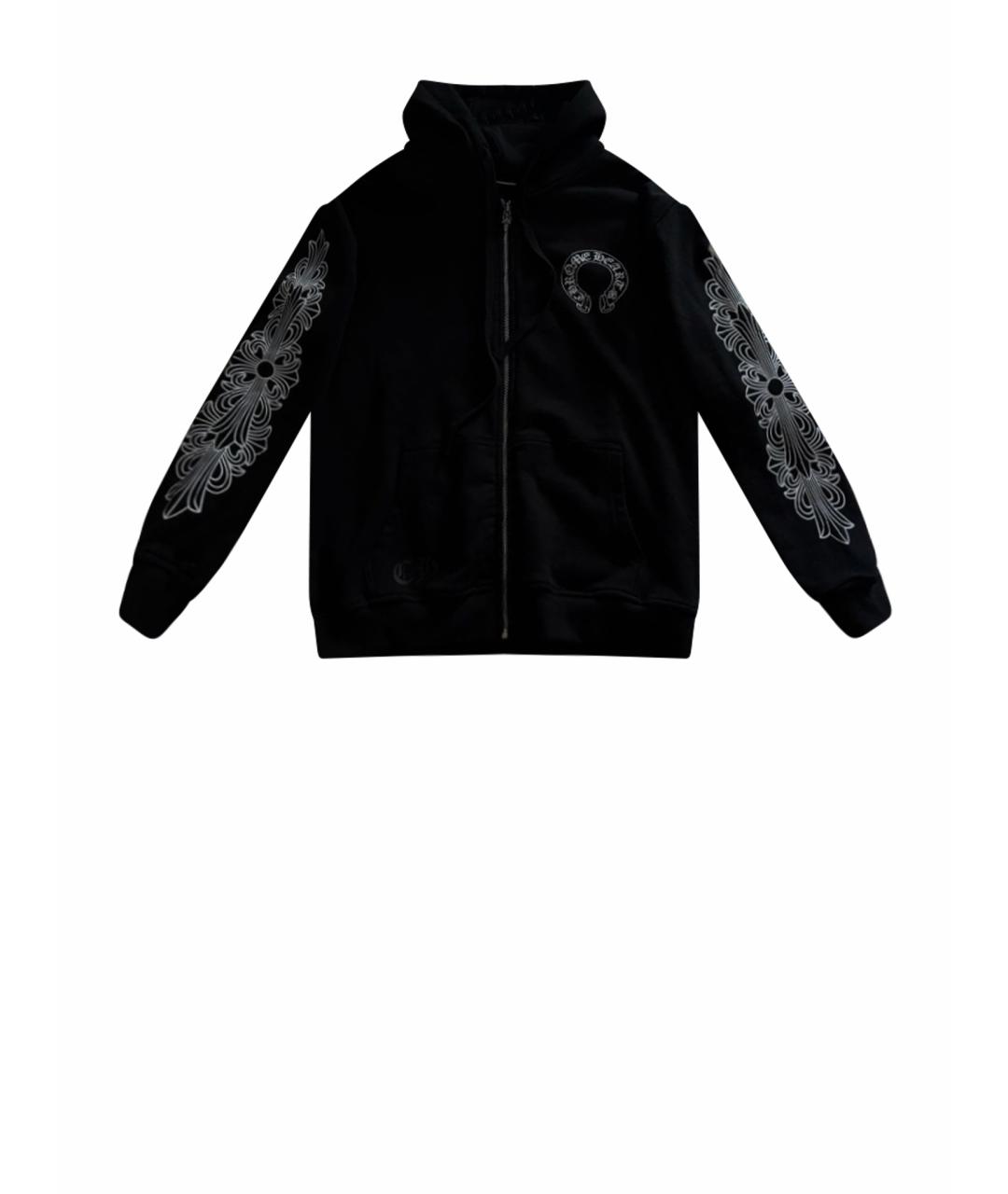 CHROME HEARTS Черный хлопковый спортивный костюм, фото 1