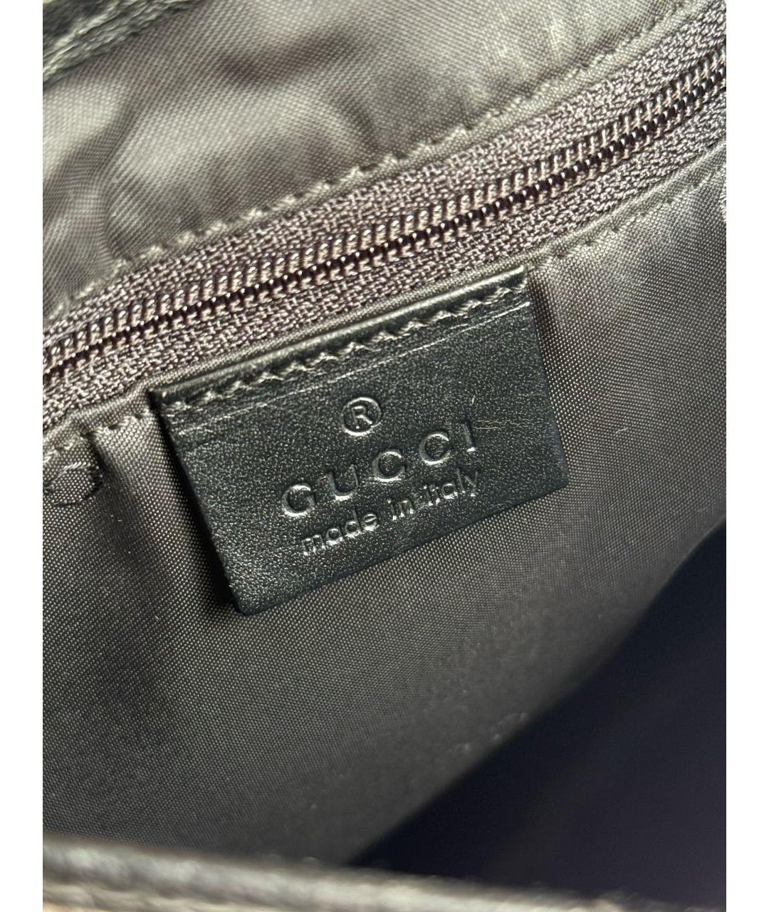 GUCCI Черная бархатная сумка с короткими ручками, фото 6