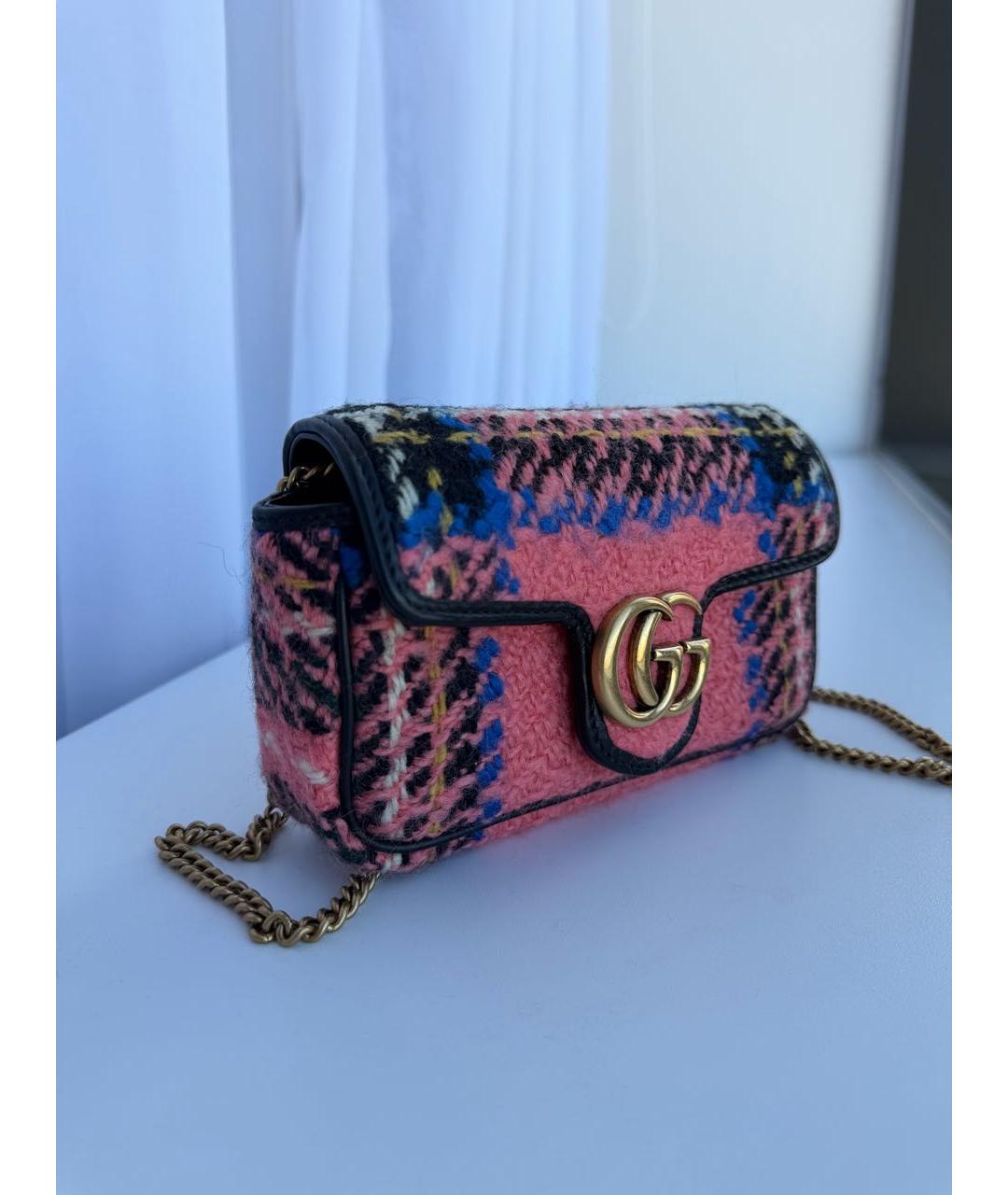 GUCCI Мульти твидовая сумка через плечо, фото 2