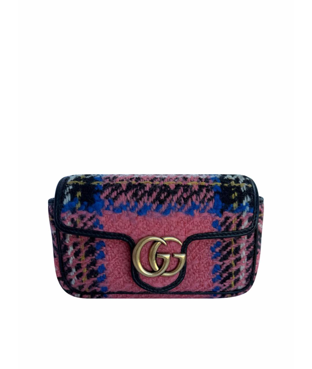 GUCCI Мульти твидовая сумка через плечо, фото 1