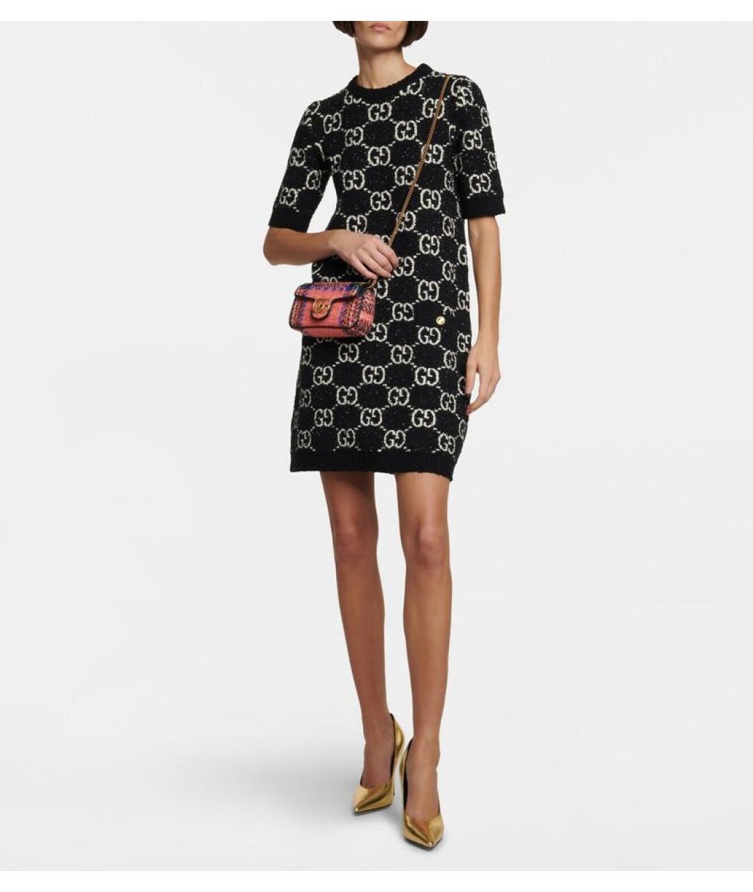 GUCCI Мульти твидовая сумка через плечо, фото 8