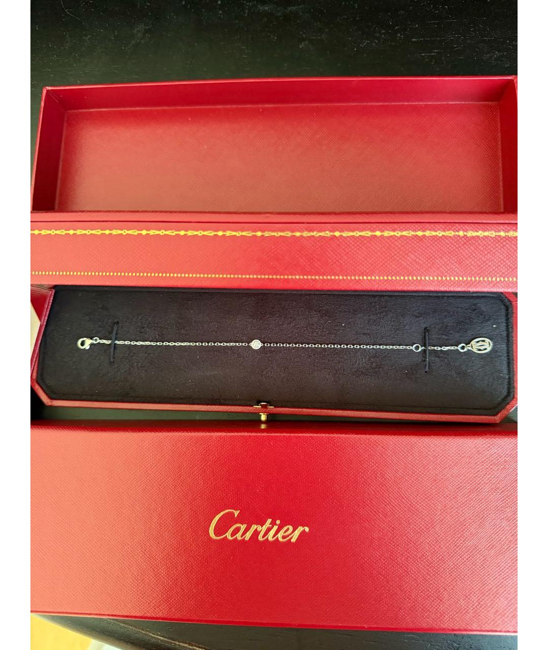 CARTIER Белый браслет из белого золота, фото 5