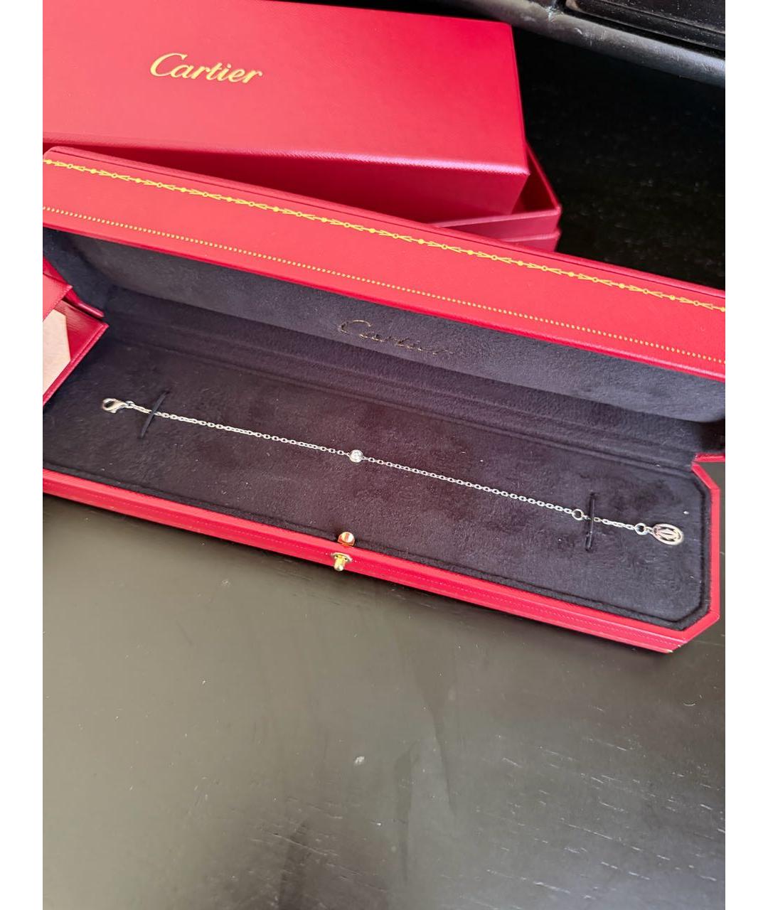 CARTIER Белый браслет из белого золота, фото 3