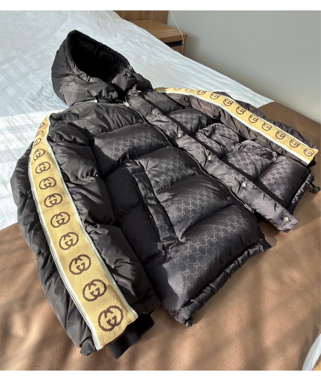 GUCCI Черный пуховик, фото 3