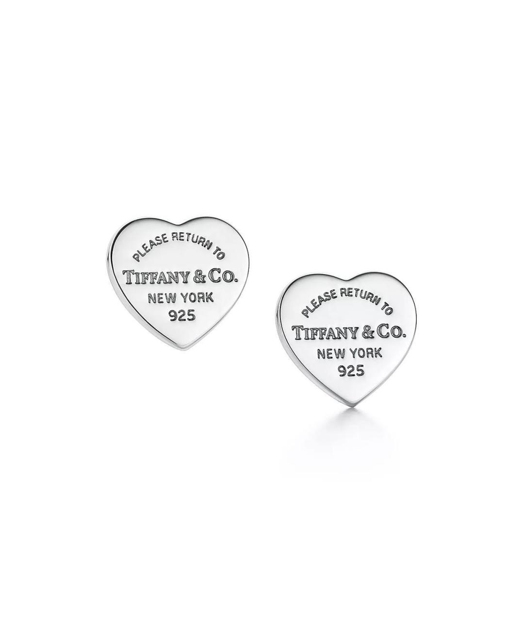 TIFFANY&CO Серебряные серебряные серьги, фото 4