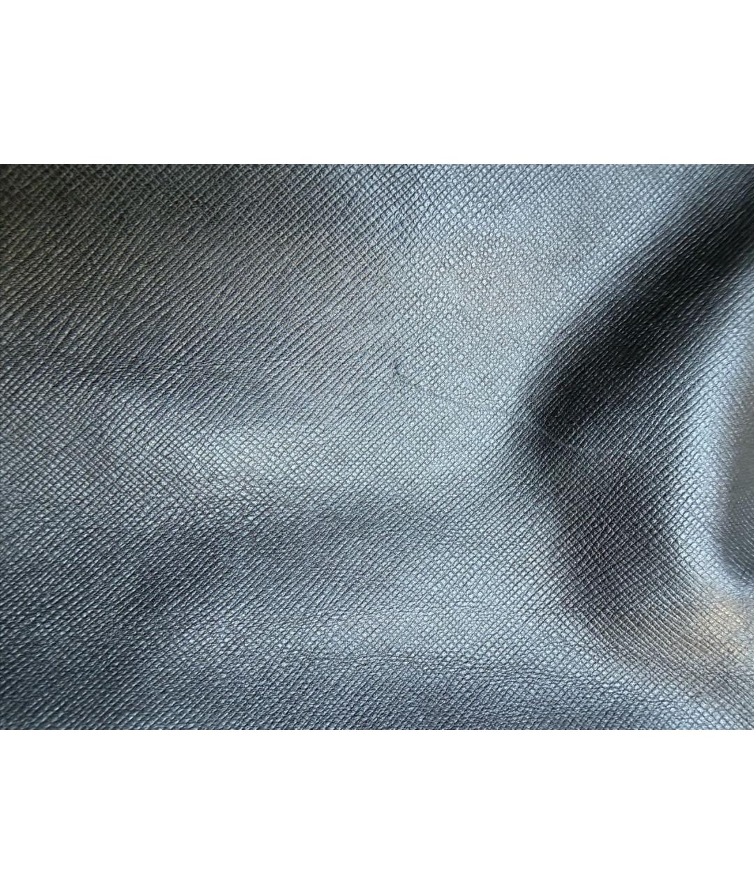 PRADA Черная кожаная сумка тоут, фото 2