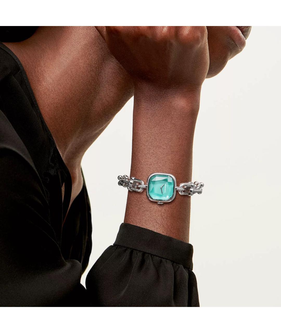 TIFFANY&CO Бирюзовые серебряные часы, фото 3