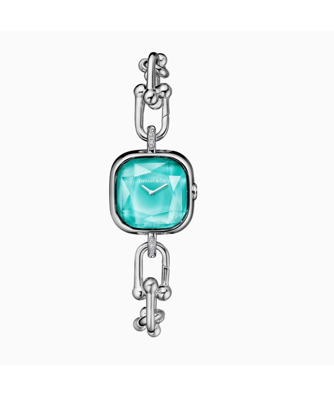 TIFFANY&CO Бирюзовые серебряные часы, фото 5