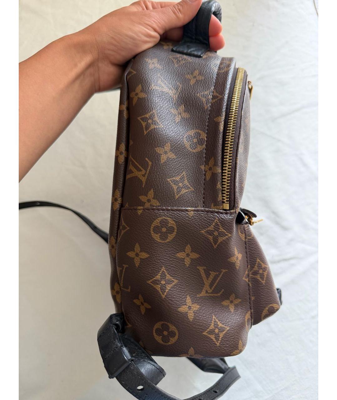 LOUIS VUITTON Коричневый рюкзак из канвы, фото 2