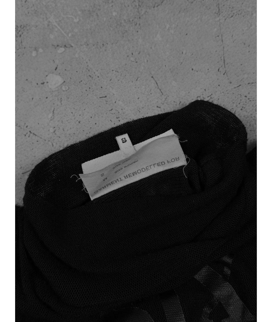 MAISON MARGIELA Черная полиэстеровая водолазка, фото 6