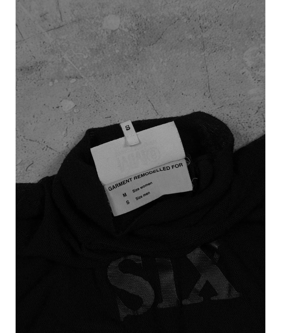 MAISON MARGIELA Черная полиэстеровая водолазка, фото 5