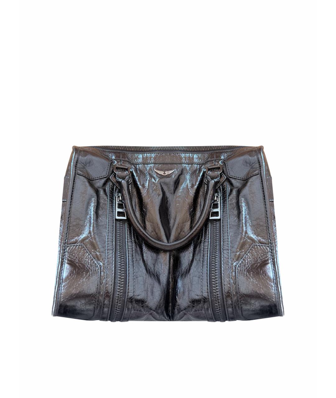 ZADIG & VOLTAIRE Черная дорожная/спортивная сумка из искусственной кожи, фото 1