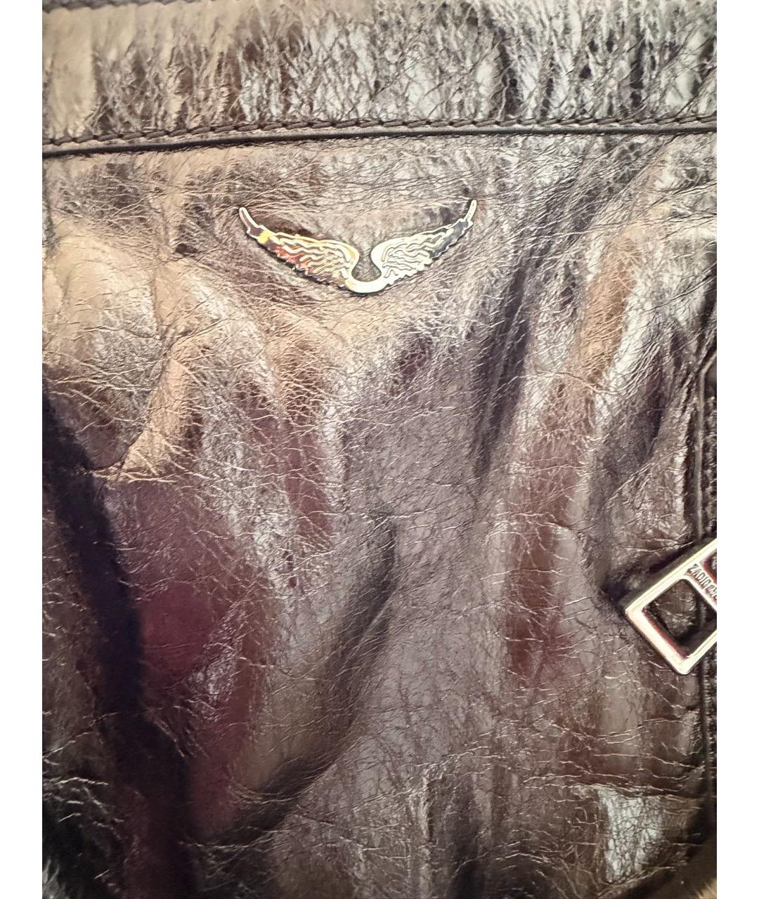 ZADIG & VOLTAIRE Черная дорожная/спортивная сумка из искусственной кожи, фото 3
