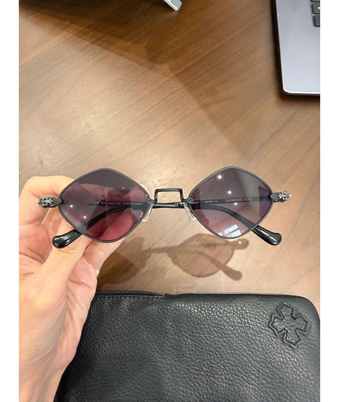 CHROME HEARTS Черные солнцезащитные очки, фото 2