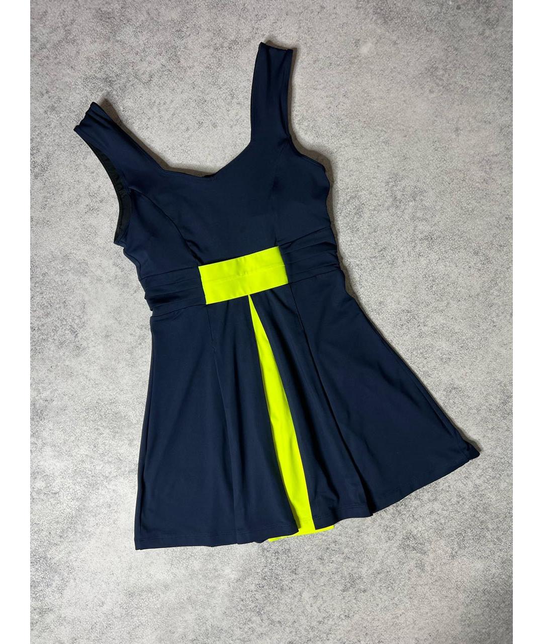 NIKE Темно-синее полиэстеровое платье, фото 6
