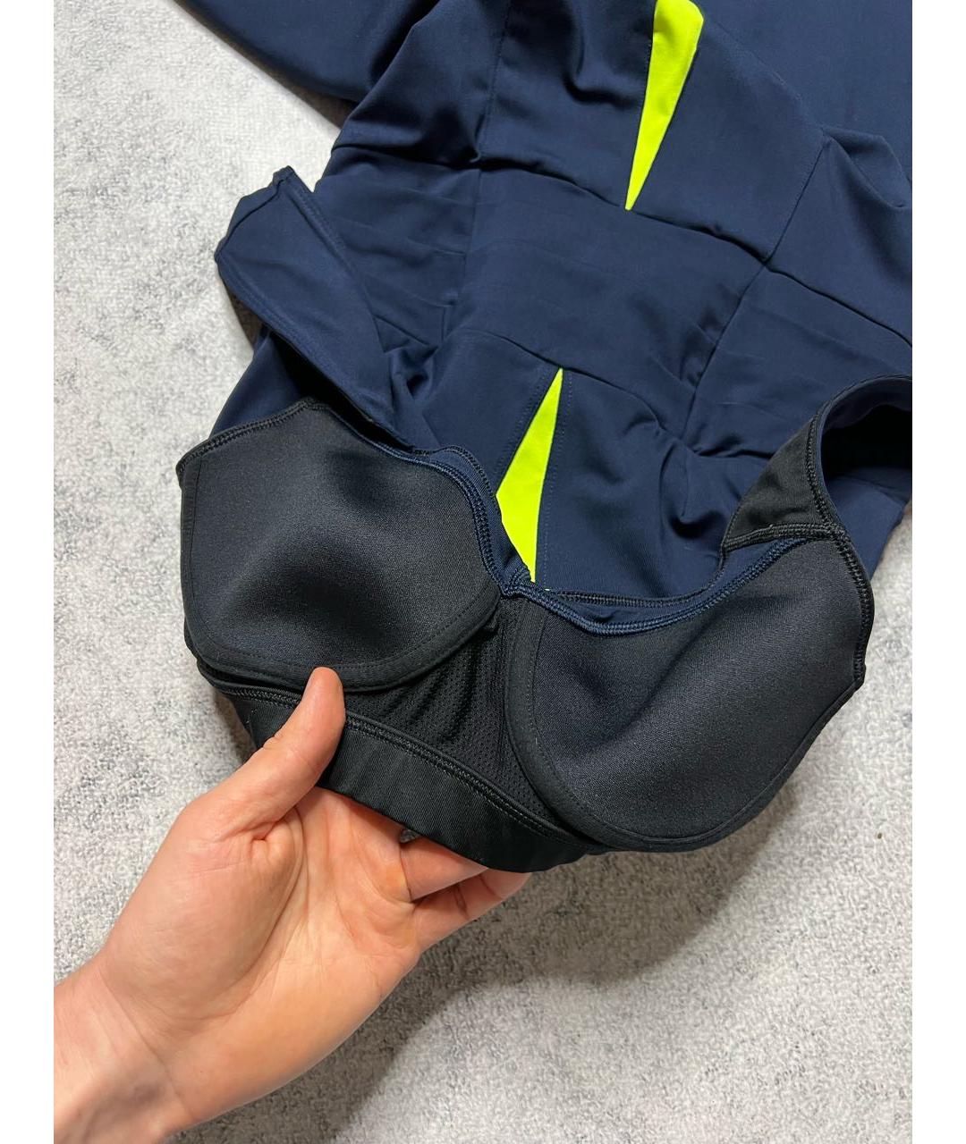NIKE Темно-синее полиэстеровое платье, фото 7